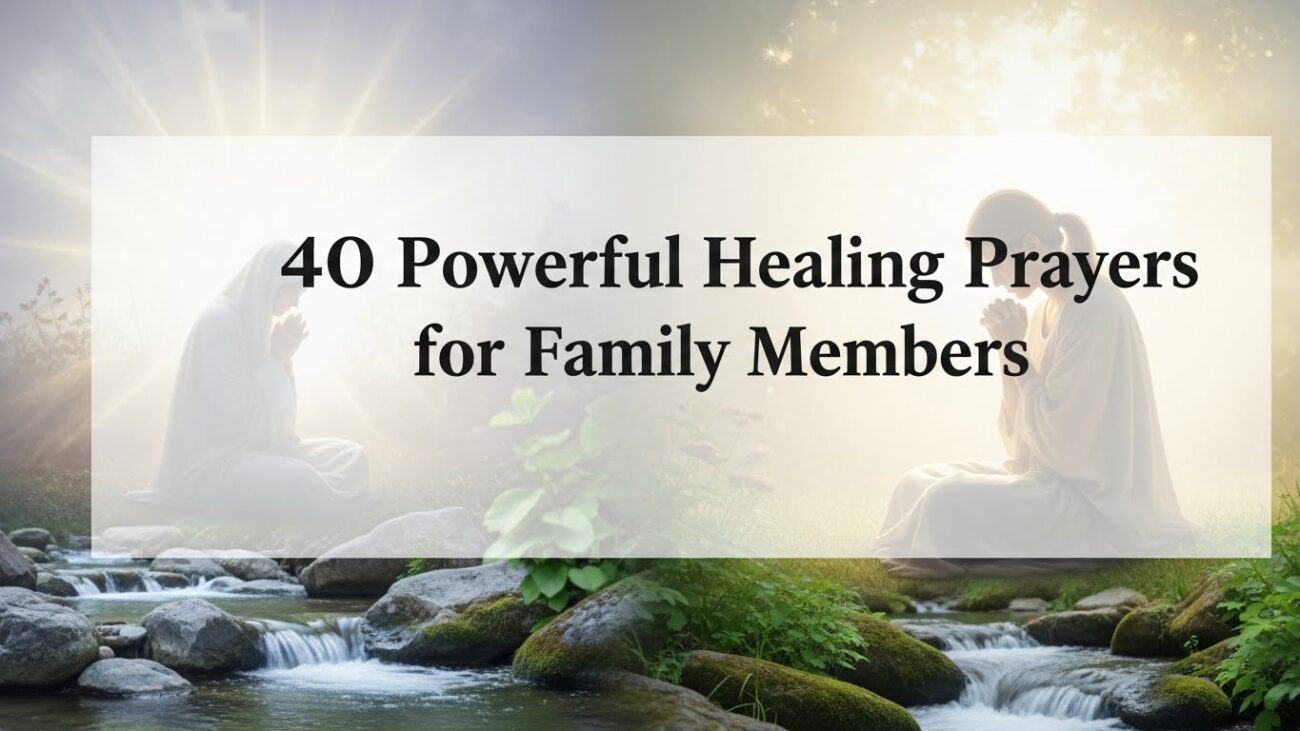 40 Powerful Healing Prayers for Family Members
