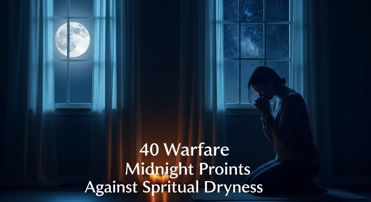 Warfare Midnight Prayer Points Against Spiritual Dryness