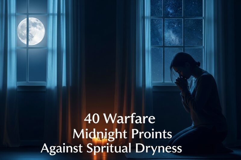 Warfare Midnight Prayer Points Against Spiritual Dryness