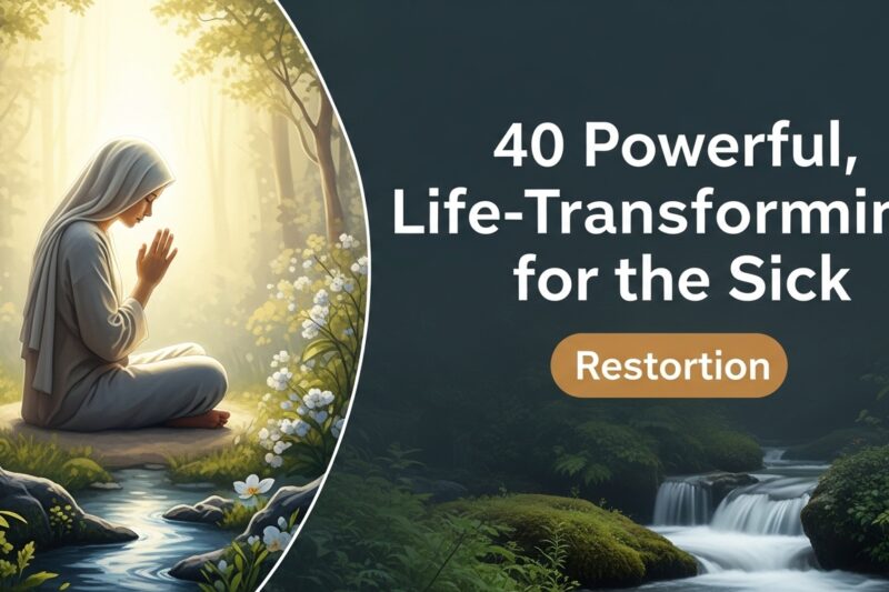 40 Powerful, Life-Transforming Prayers for the Sick
