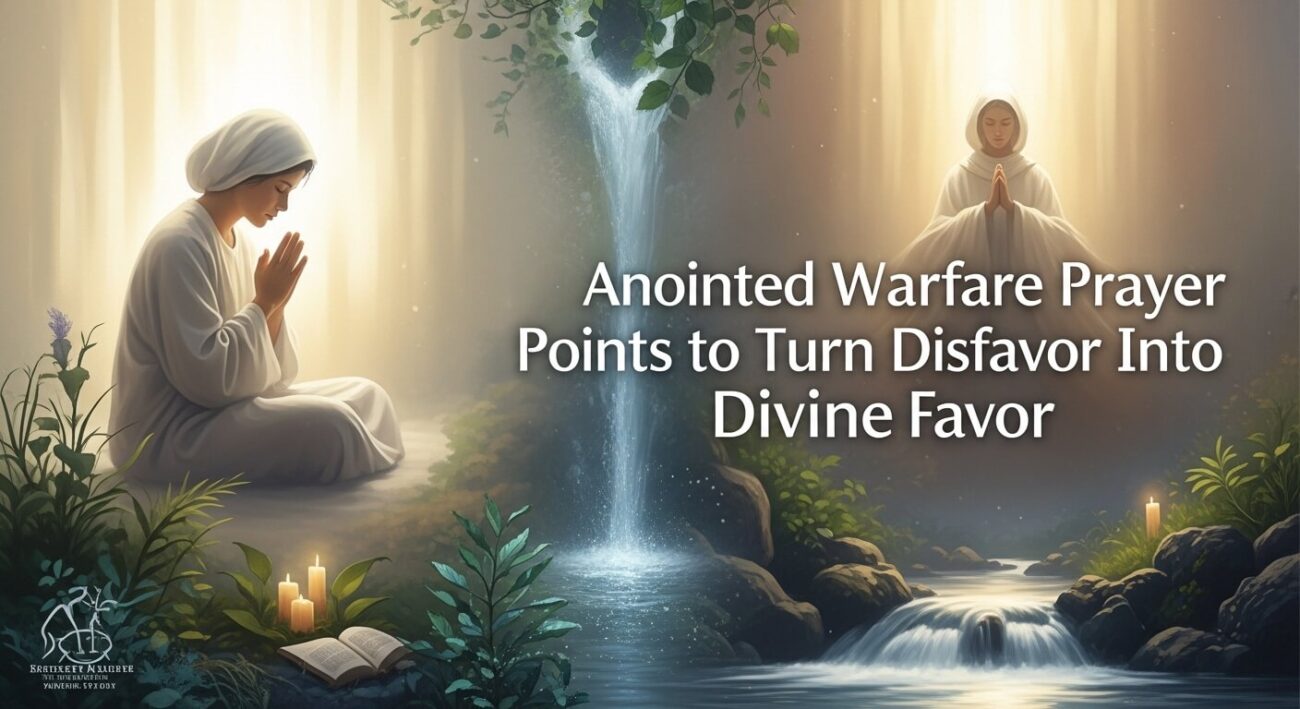 Anointed Warfare Prayer Points to Turn Disfavor Into Divine Favor