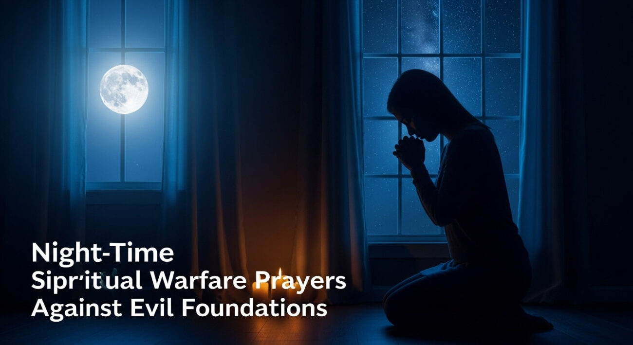 Night-Time Spiritual Warfare Prayers against Evil Foundations