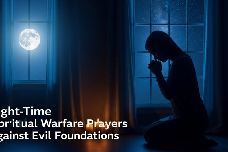 Night-Time Spiritual Warfare Prayers against Evil Foundations