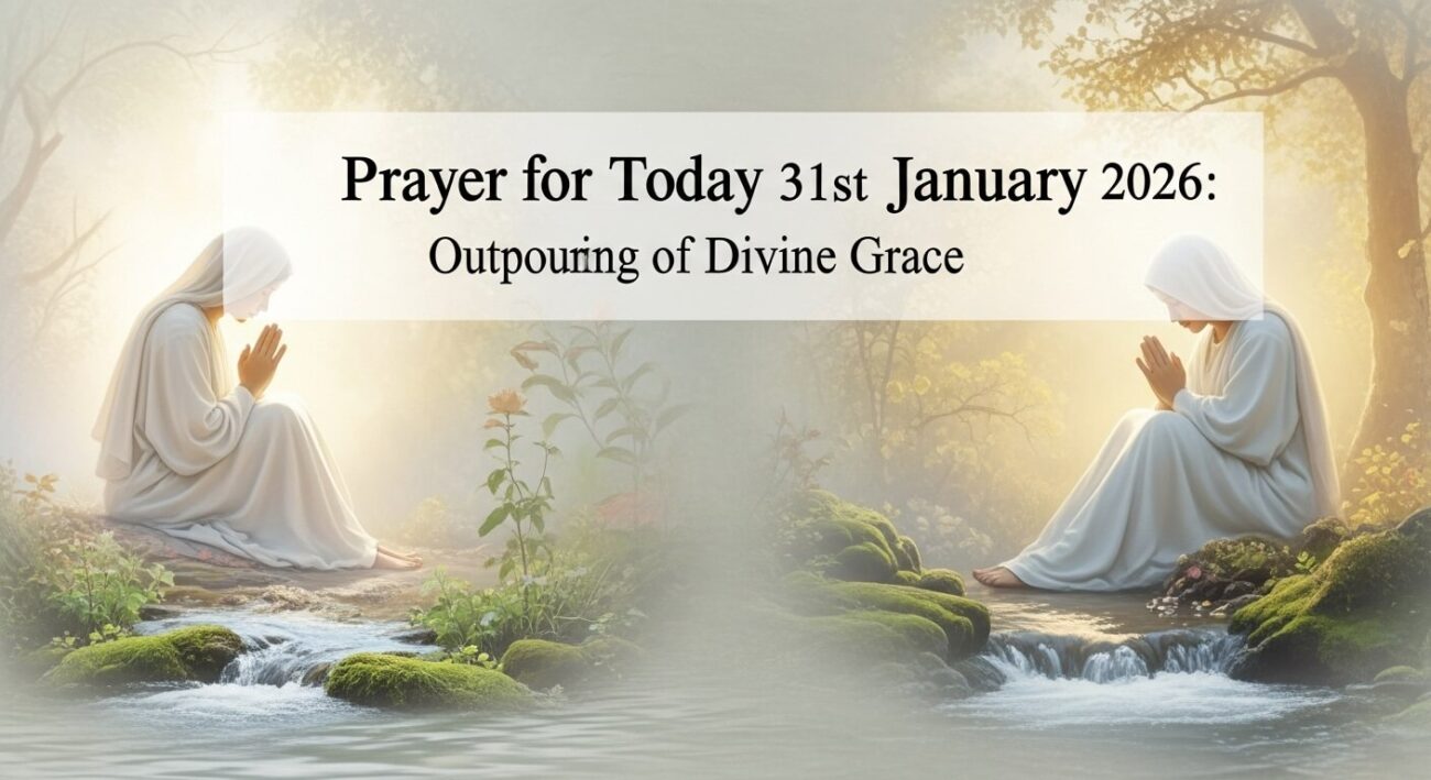 Prayer for Today 31st January 2026: Prayers for the Outpouring of Divine Grace