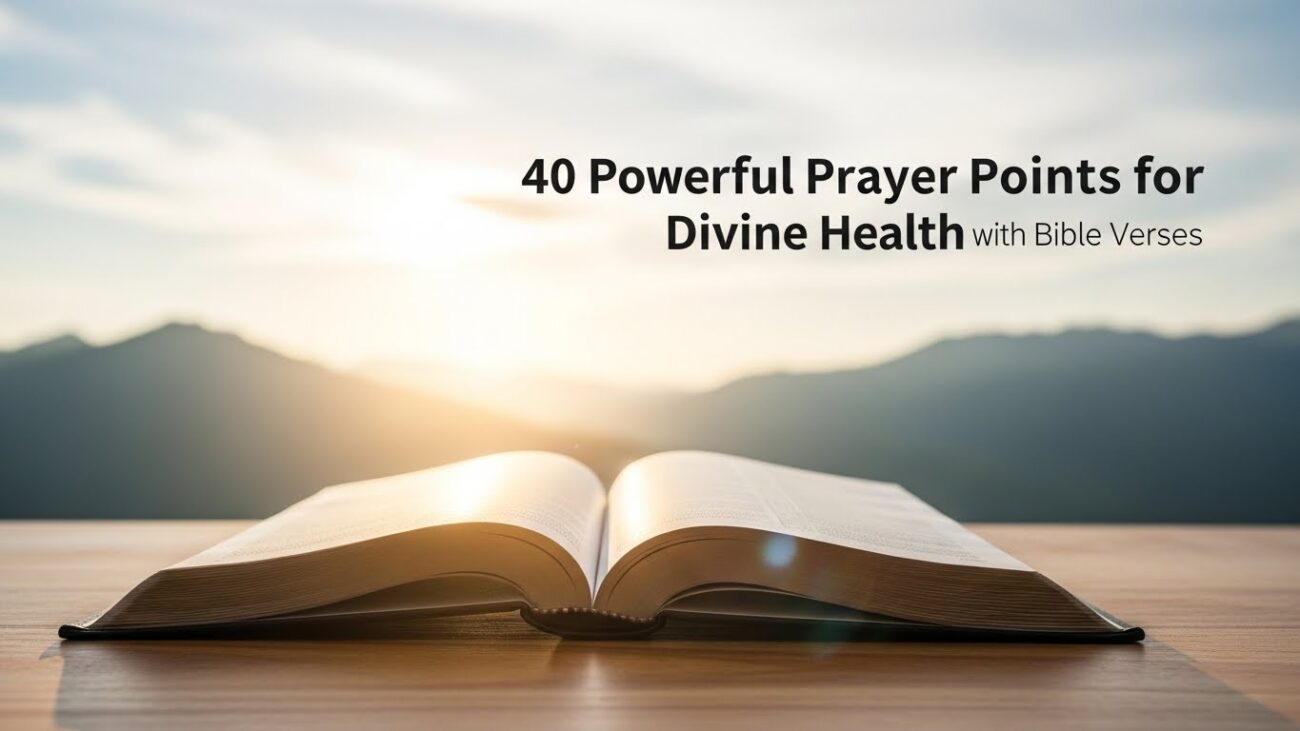 40 Powerful Prayer Points for Divine Health with Bible Verses