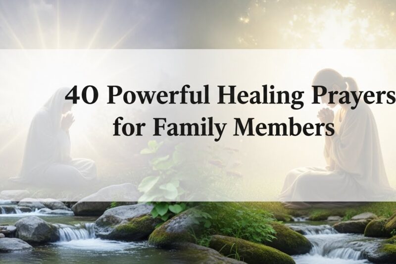40 Powerful Healing Prayers for Family Members