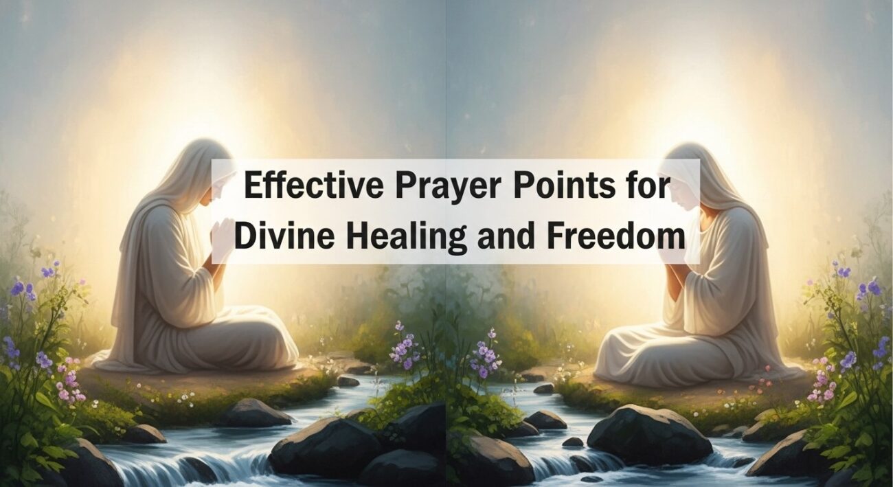 Effective Prayer Points for Divine Healing and Freedom