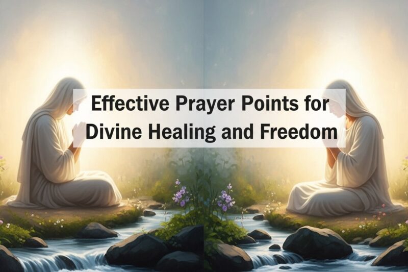 Effective Prayer Points for Divine Healing and Freedom