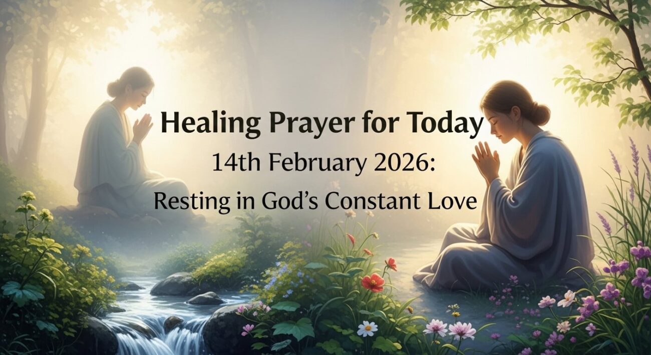 Healing Prayer for Today 14th February 2026: Resting in God’s Constant Love