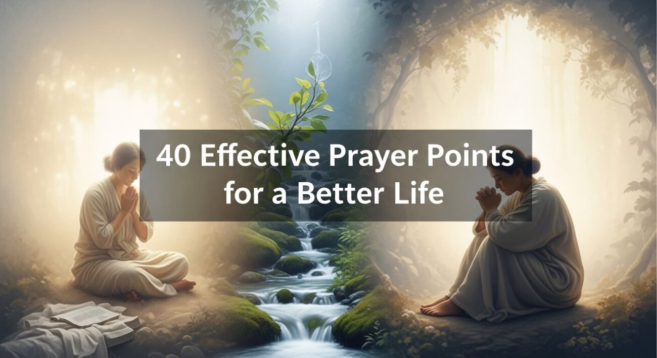 40 Effective Prayer Points for a Better Life