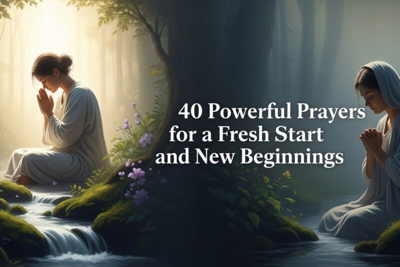 40 Powerful Prayers for a Fresh Start and New Beginnings