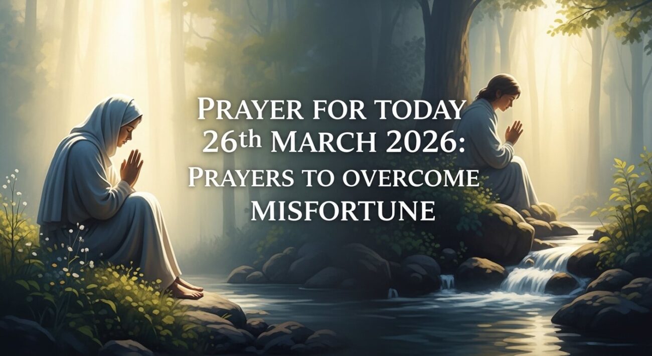 Prayer for Today 26th March 2026: Prayers to Overcome Misfortune