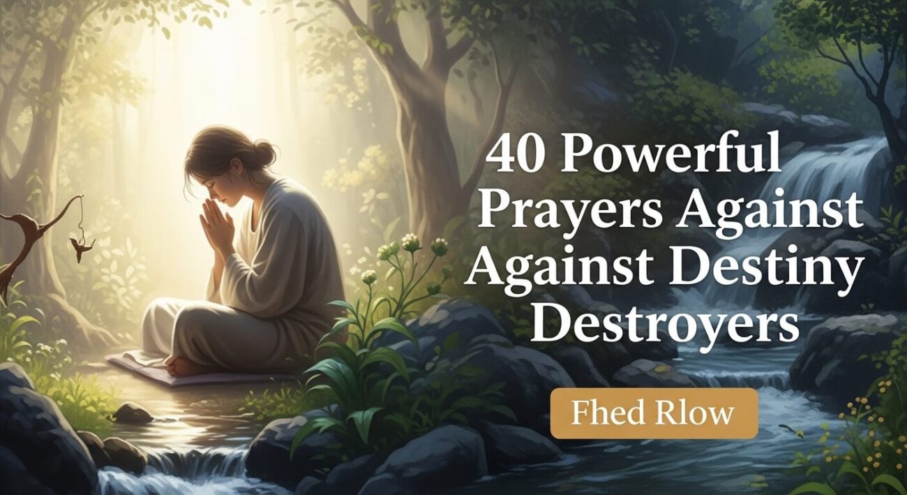 40 Powerful Prayers Against Destiny Destroyers