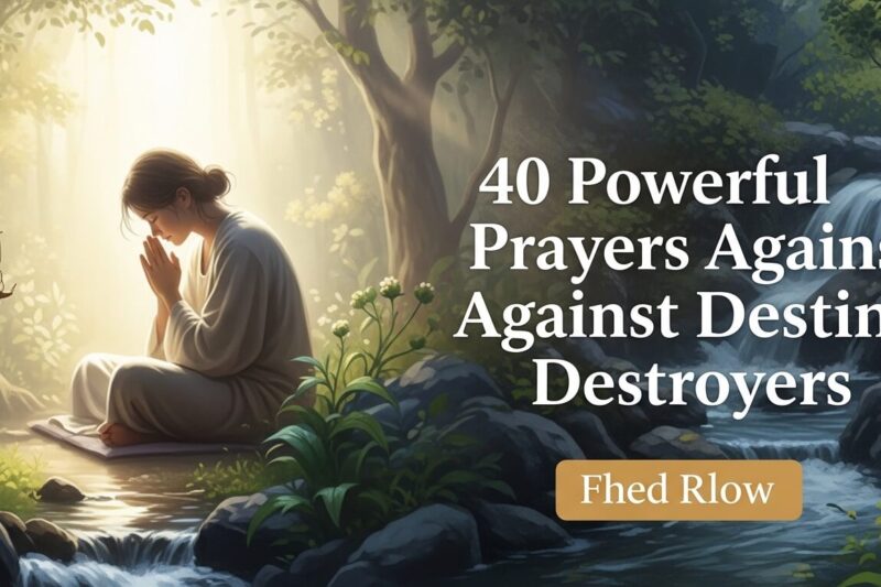 40 Powerful Prayers Against Destiny Destroyers