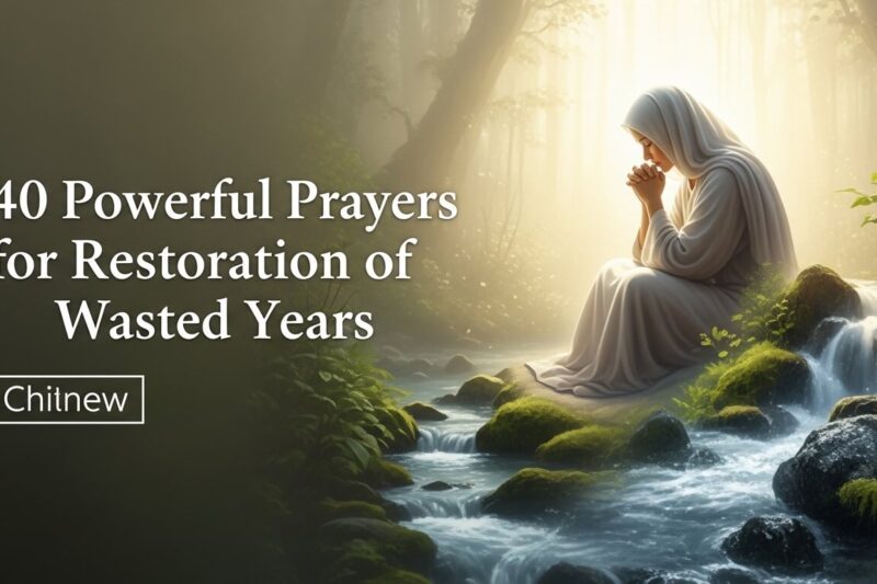 40 Powerful Prayers for Restoration of Wasted Years