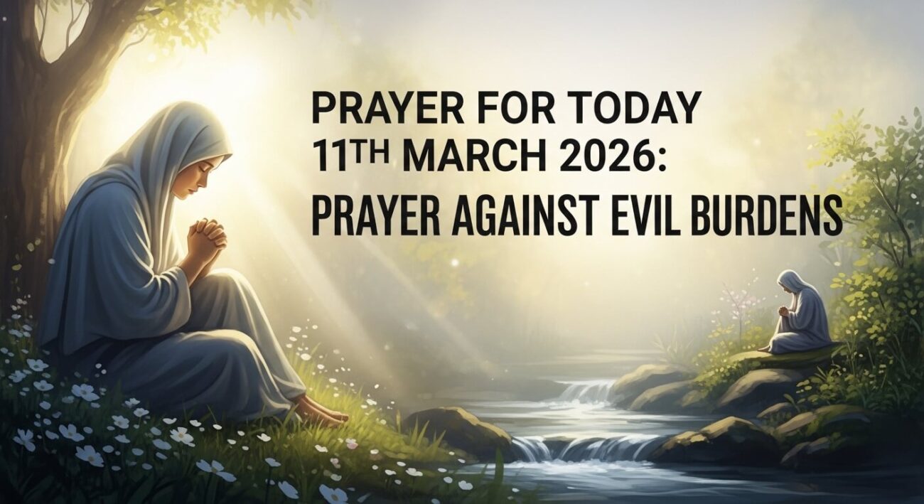 Prayer for Today 11th March 2026: Prayer Against Evil Burdens