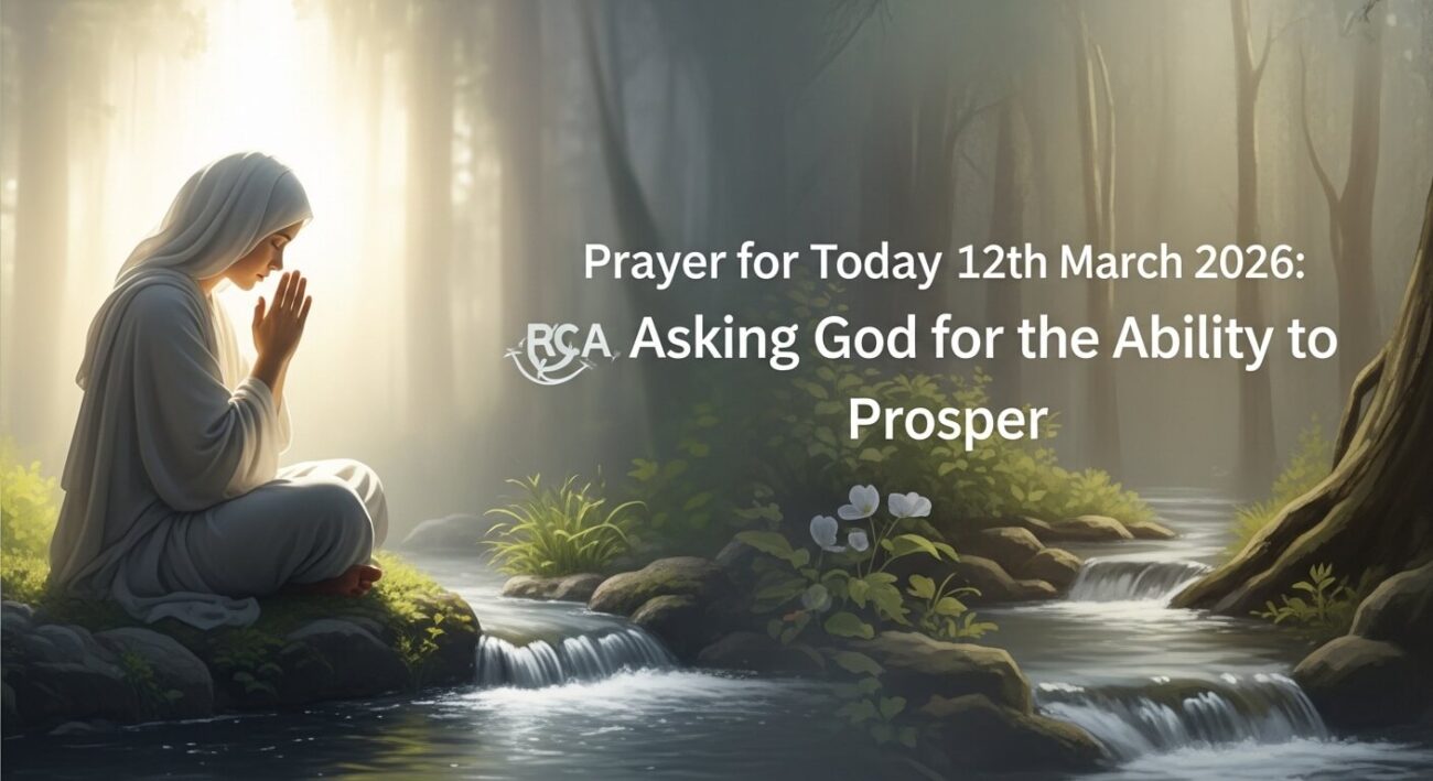 Prayer for Today 12th March 2026: Asking God for the Ability to Prosper