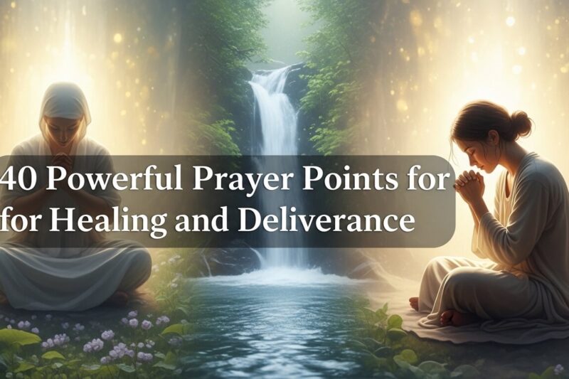 40 Powerful Prayer Points for Healing and Deliverance