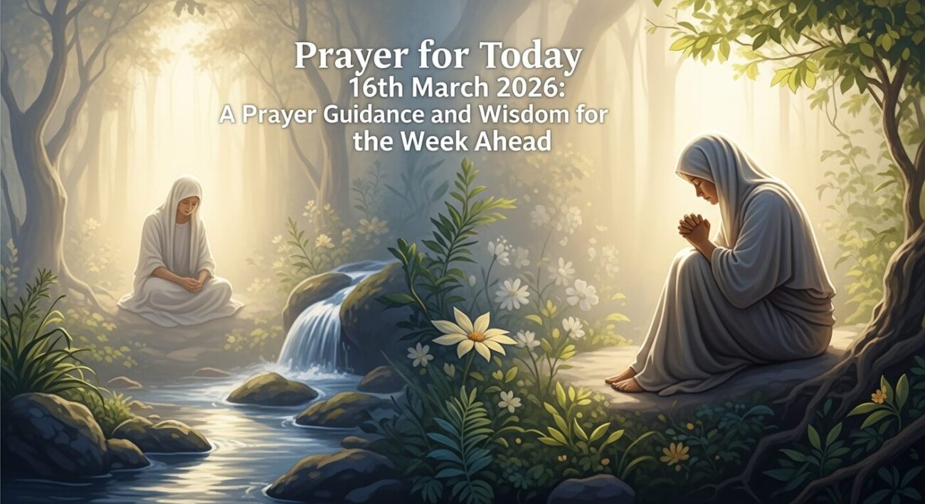Prayer for Today 16th March 2026: A Prayer for Guidance and Wisdom for the Week Ahead