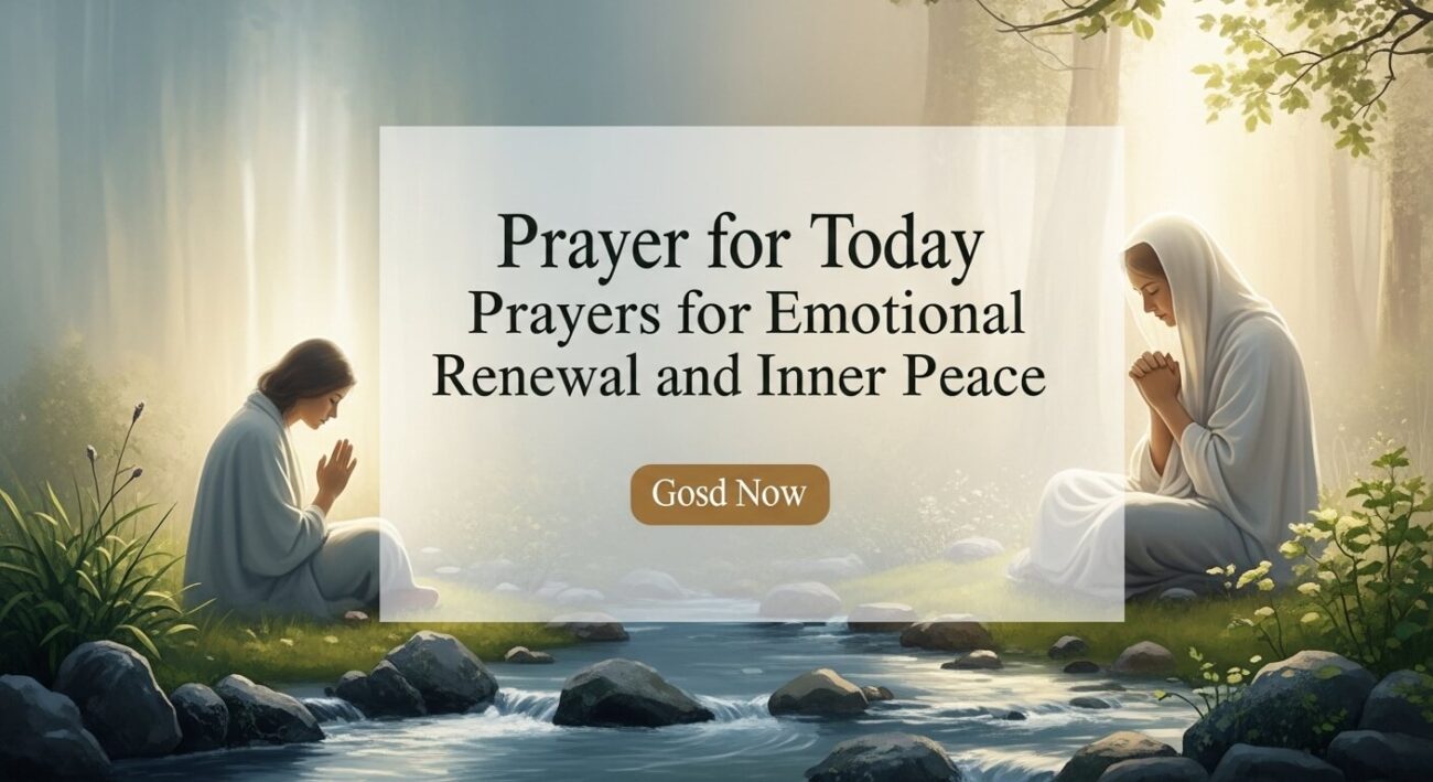 Prayer for Today 20th March 2026: Prayers for Emotional Renewal and Inner Peace