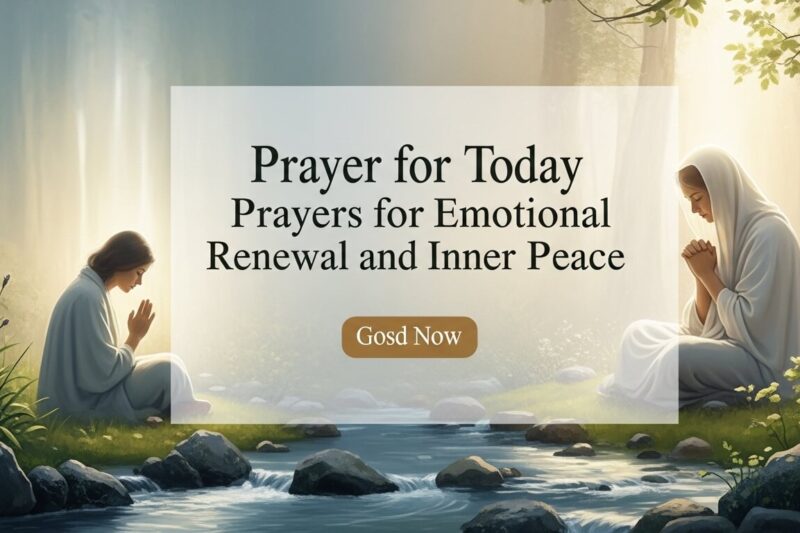 Prayer for Today 20th March 2026: Prayers for Emotional Renewal and Inner Peace