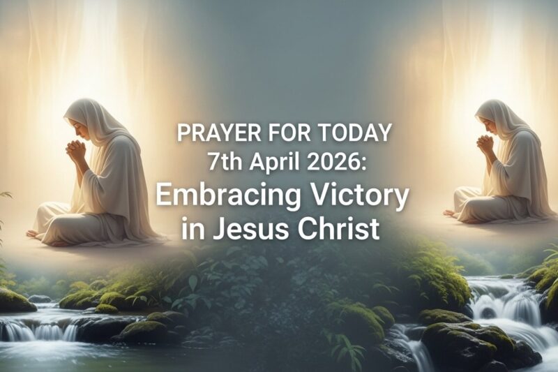 Prayer for Today 7th April 2026: Embracing Victory in Jesus Christ