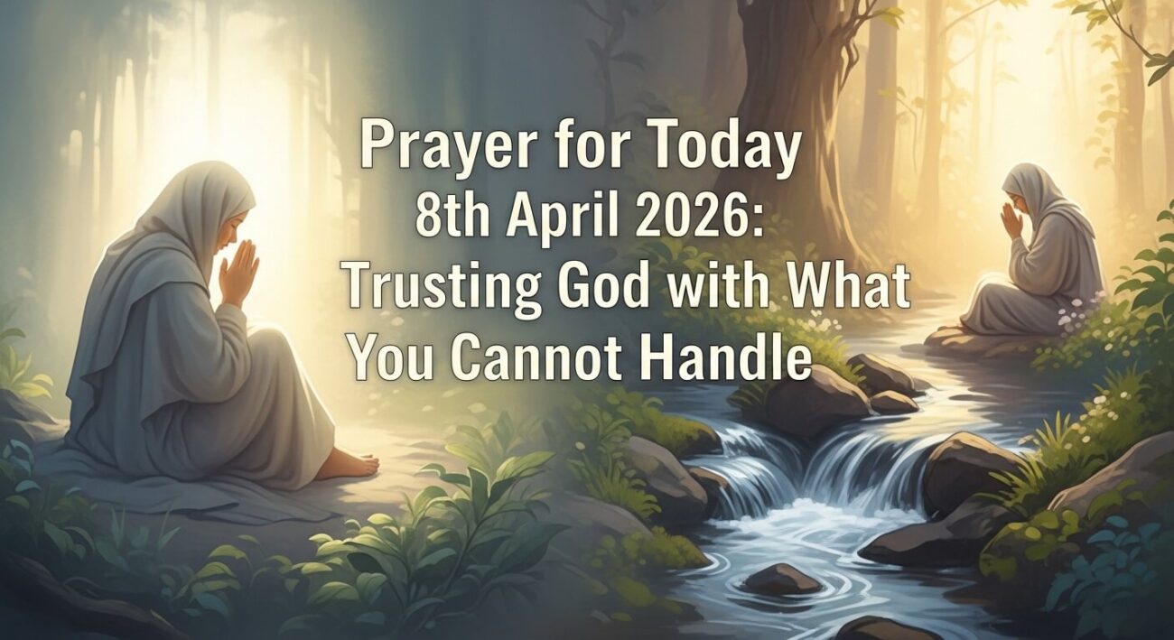 Prayer for Today 8th April 2026: Trusting God with What You Cannot Handle