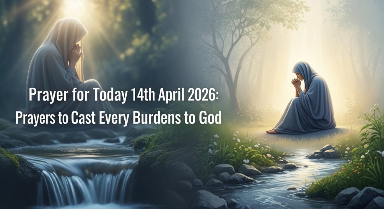 Prayer for Today 14th April 2026: Prayers to Cast Every Burdens to God