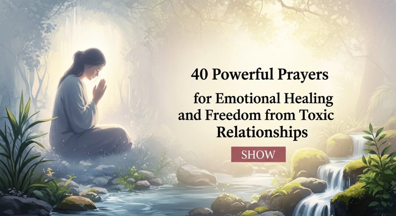 40 Powerful Prayers for Emotional Healing and Freedom from Toxic Relationships