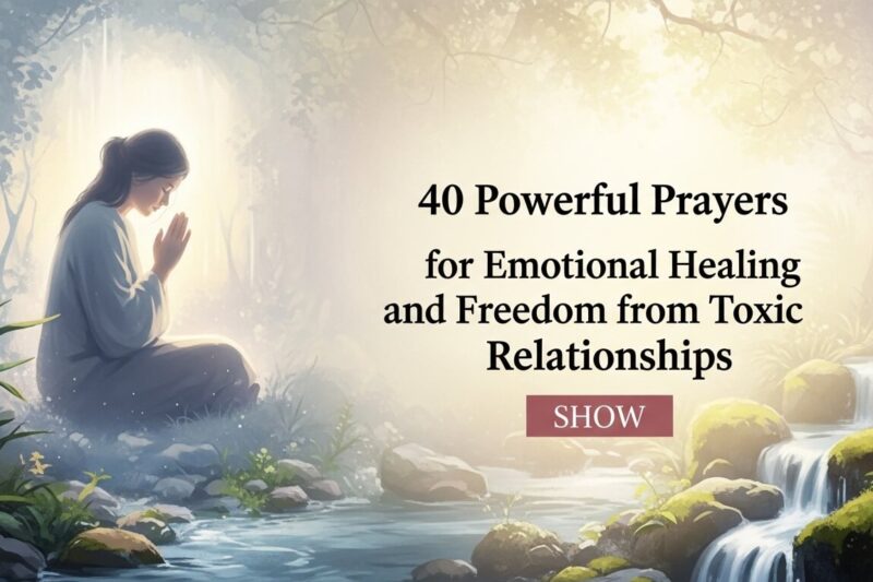 40 Powerful Prayers for Emotional Healing and Freedom from Toxic Relationships