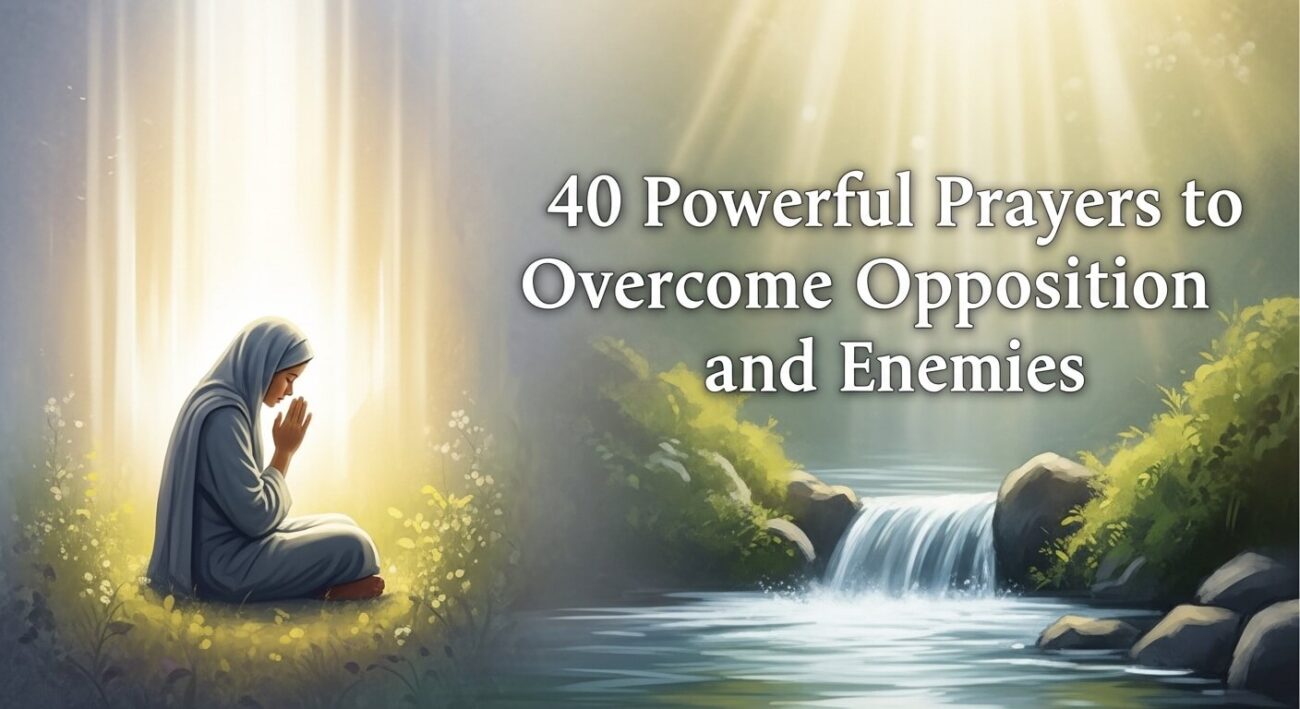 40 Powerful Prayers to Overcome Opposition and Enemies