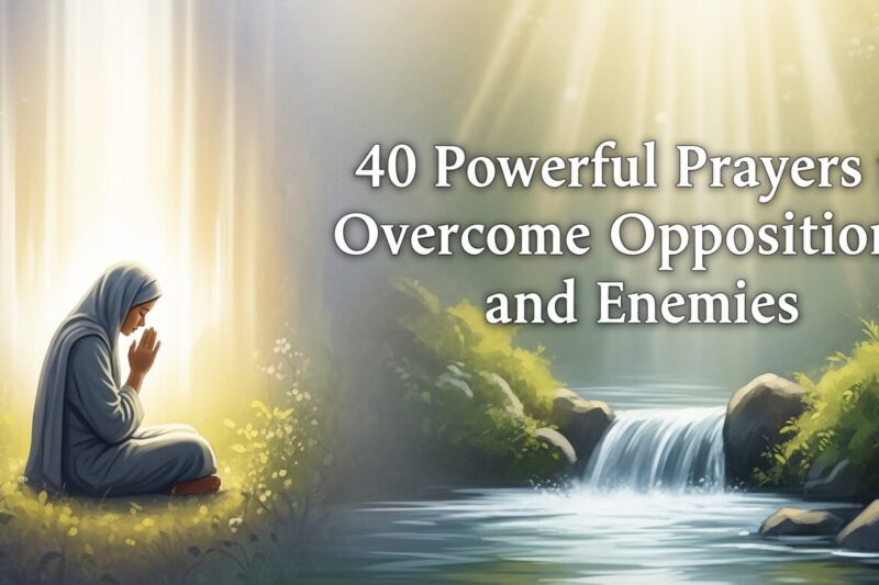 40 Powerful Prayers to Overcome Opposition and Enemies