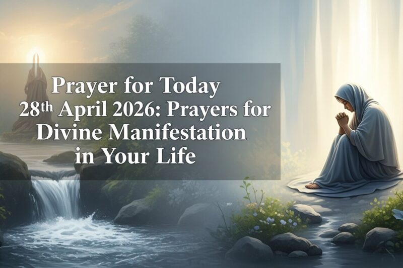 Prayer for Today 28th April 2026: Prayers for Divine Manifestation in Your Life