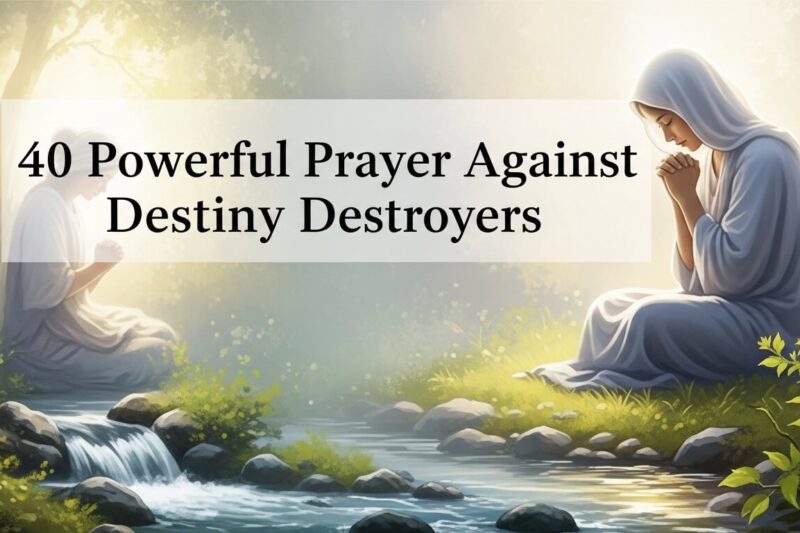 40 Powerful Prayer Against Destiny Destroyers