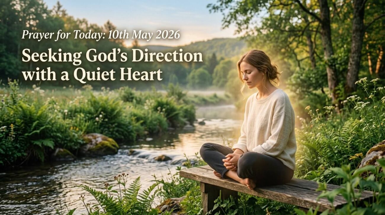 Prayer for Today 10th May 2026: Seeking God`s Direction with a Quiet Heart