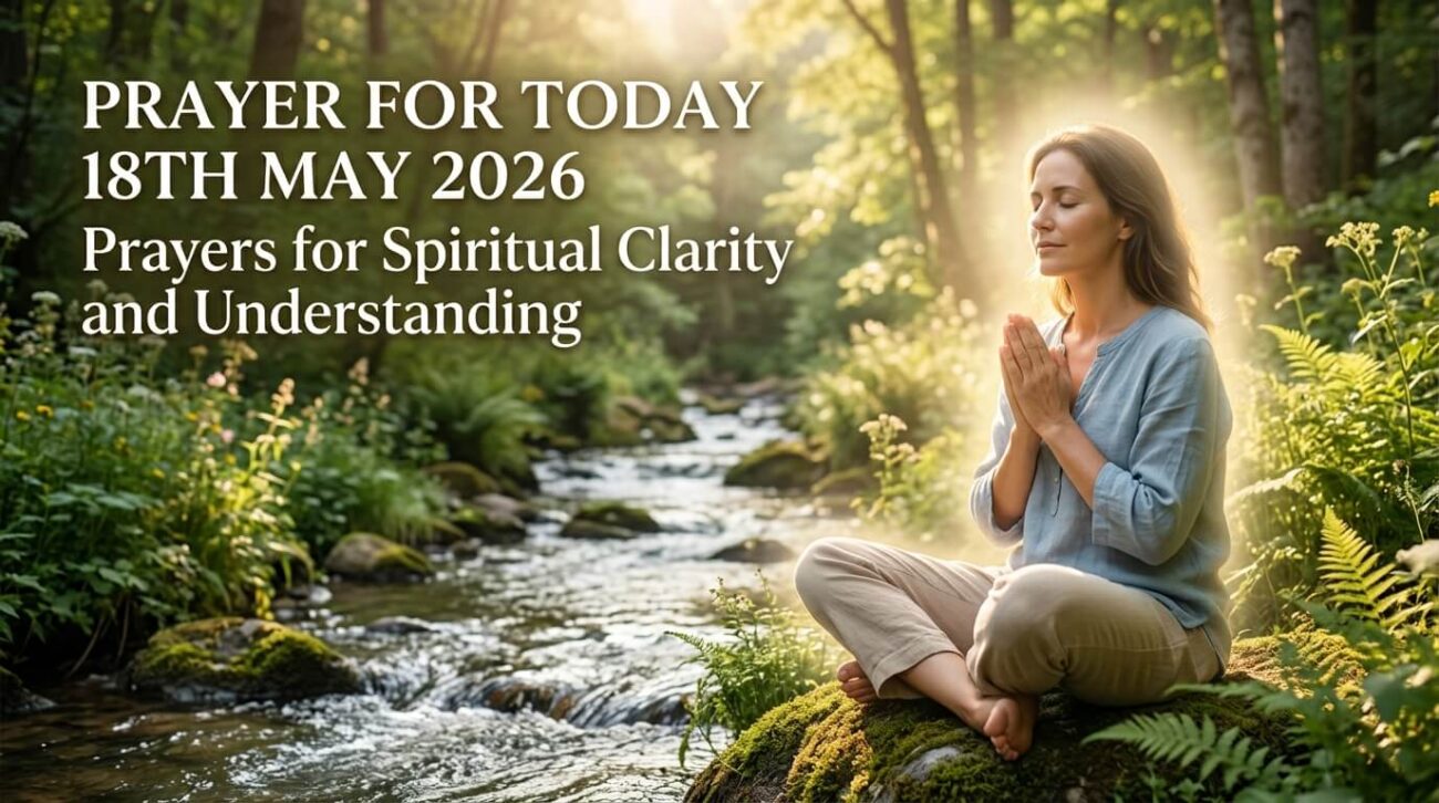 Prayer for Today 18th May 2026: Prayers for Spiritual Clarity and Understanding