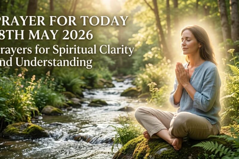 Prayer for Today 18th May 2026: Prayers for Spiritual Clarity and Understanding