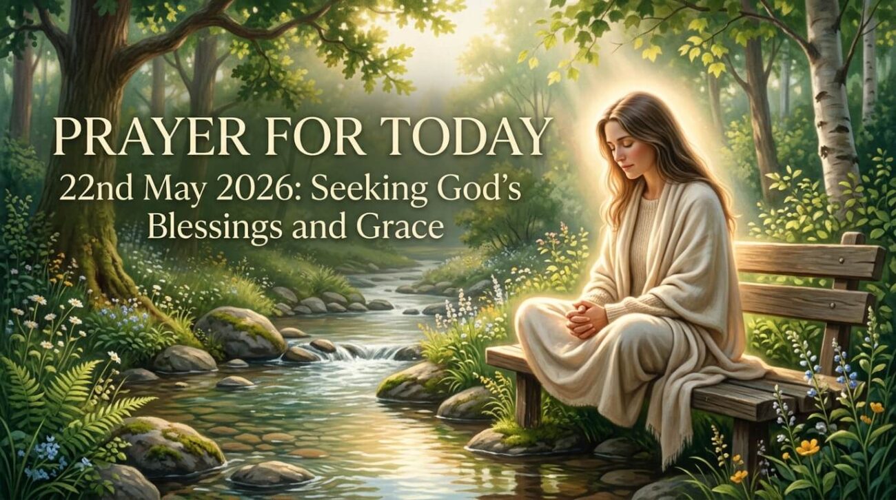 Prayer for Today 22nd May 2026: Seeking God’s Blessings and Grace