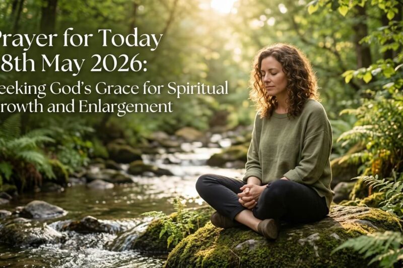 Prayer for Today 28th May 2026: Seeking God’s Grace for Spiritual Growth and Enlargement