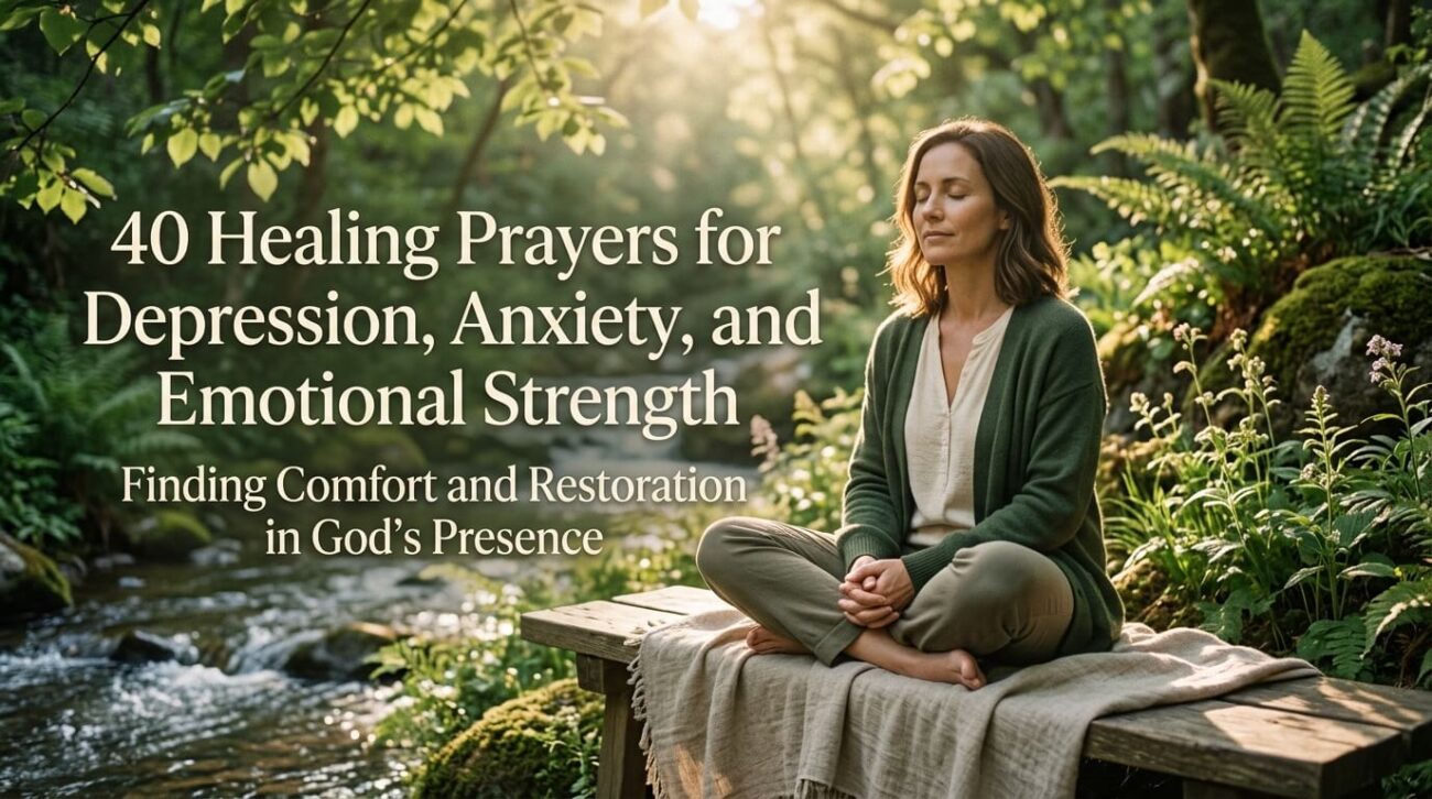 40 Healing Prayers for Depression, Anxiety, and Emotional Strength