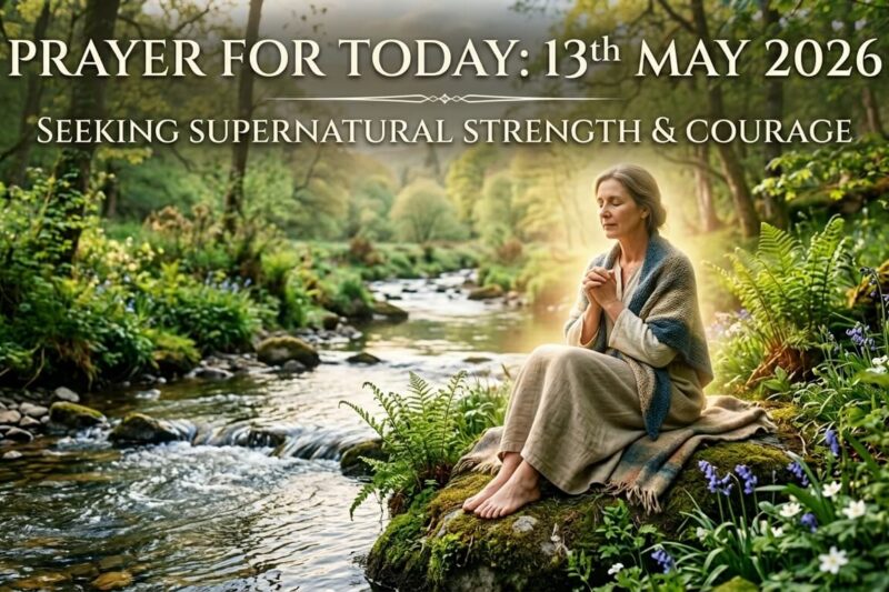 Prayer for Today 13th May 2026: Seeking Supernatural Strength and Courage