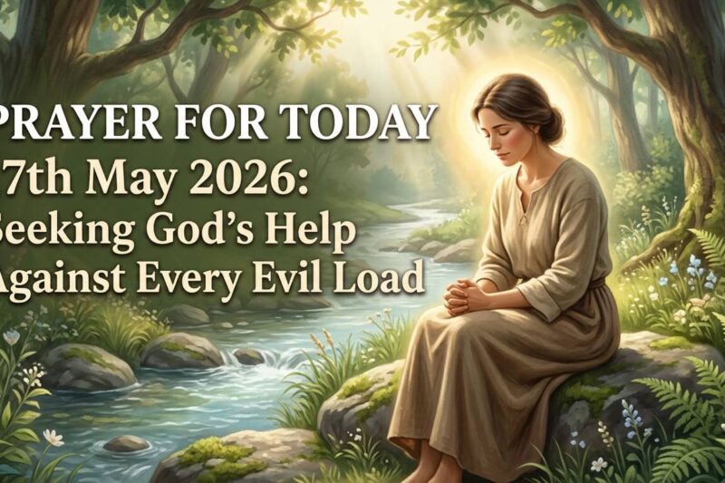 Prayer for Today 17th May 2026: Seeking God’s Help Against Every Evil Load