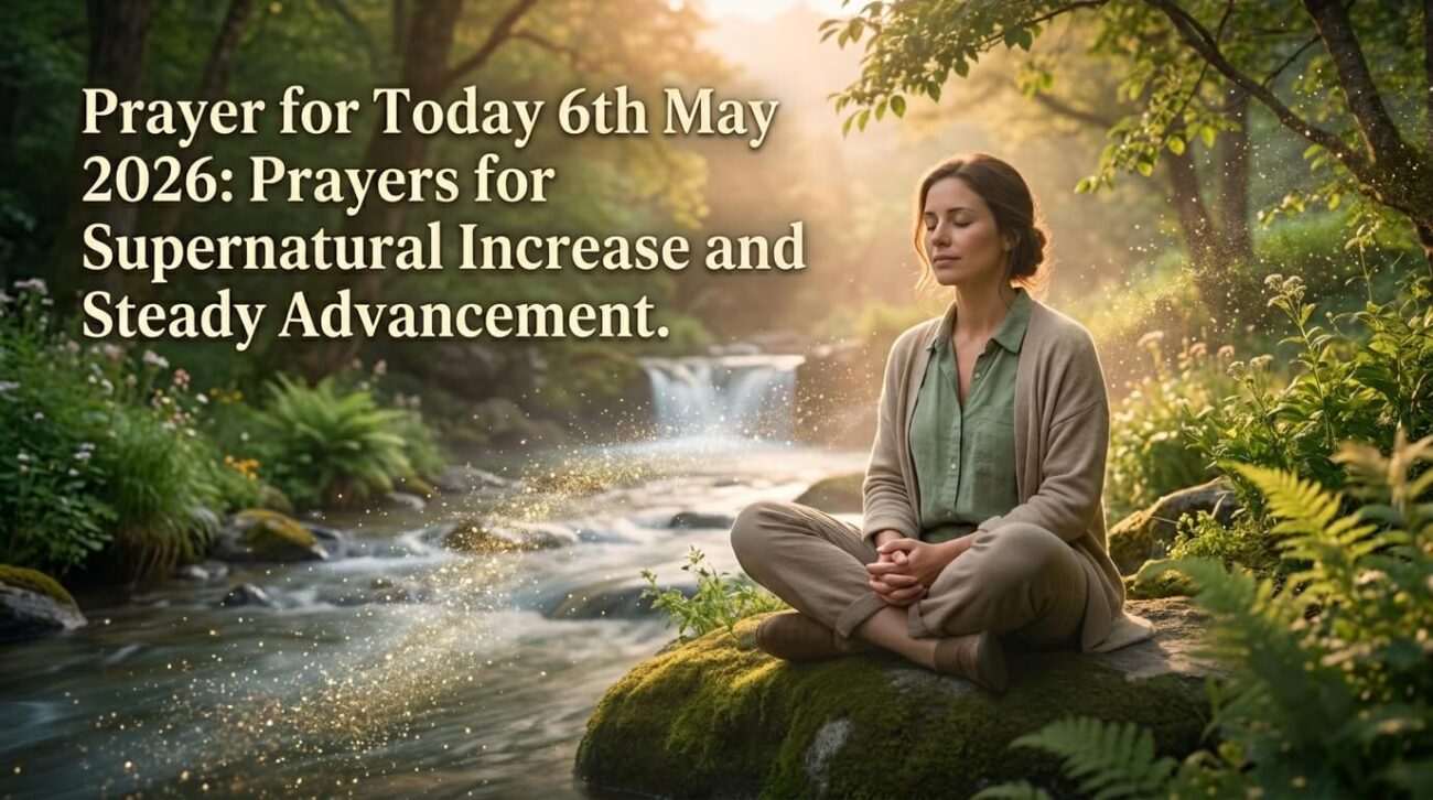 Prayer for Today 6th May 2026: Prayers for Supernatural Increase and Steady Advancement