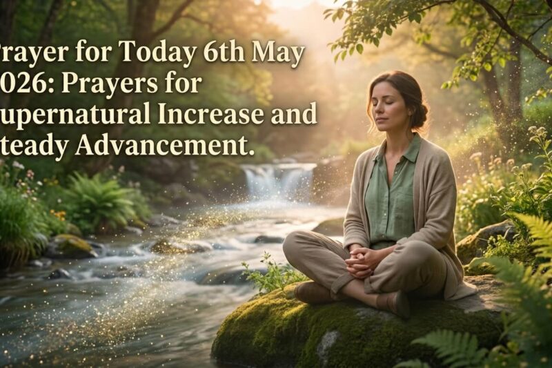 Prayer for Today 6th May 2026: Prayers for Supernatural Increase and Steady Advancement