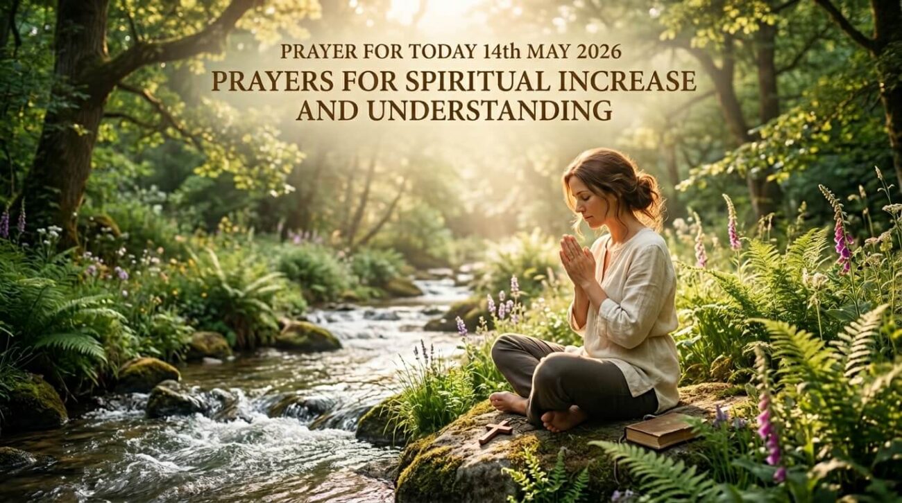 Prayer for Today 14th May 2026: Prayers for Spiritual Increase and Understanding