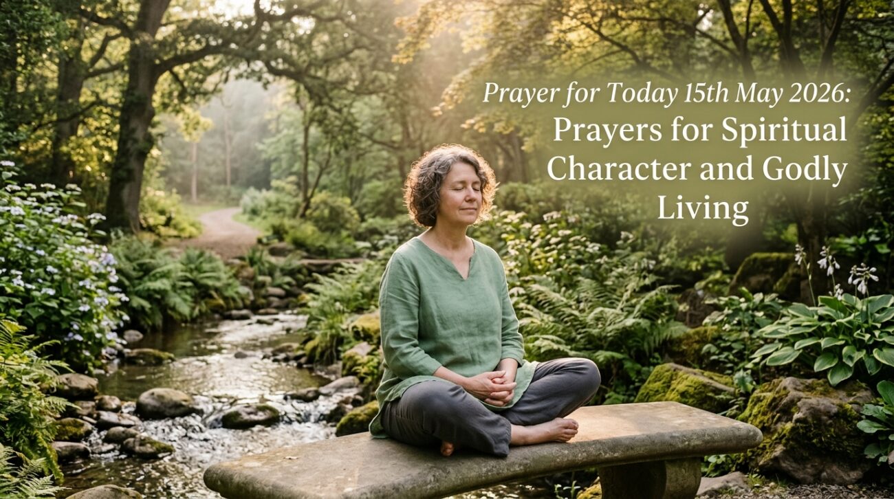 Prayer for Today 15th May 2026: Prayers for Spiritual Character and Godly Living