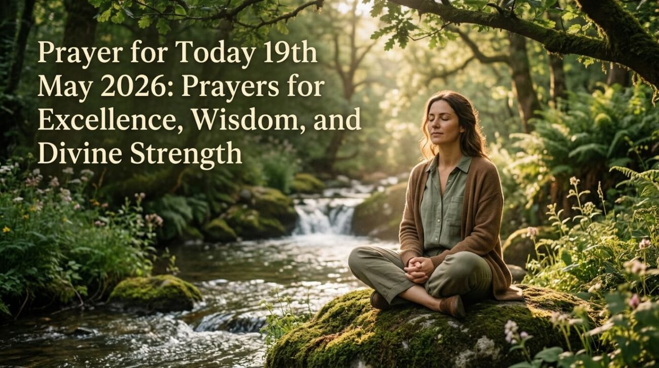 Prayer for Today 19th May 2026: Prayers for Excellence, Wisdom, and Divine Strength