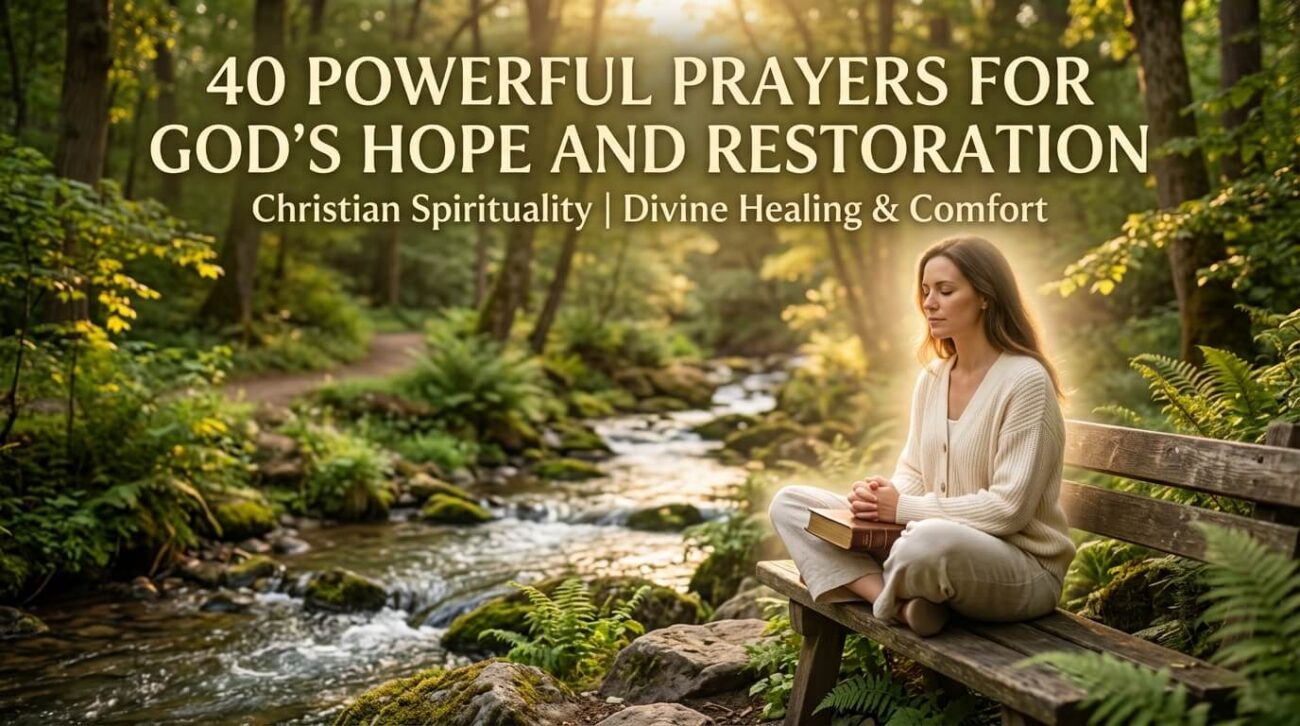 40 Powerful Prayers for God’s Hope and Restoration