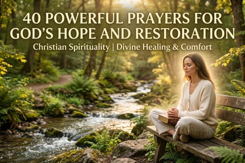 40 Powerful Prayers for God’s Hope and Restoration