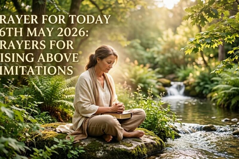Prayer for Today 26th May 2026: Prayers for Rising Above Limitations